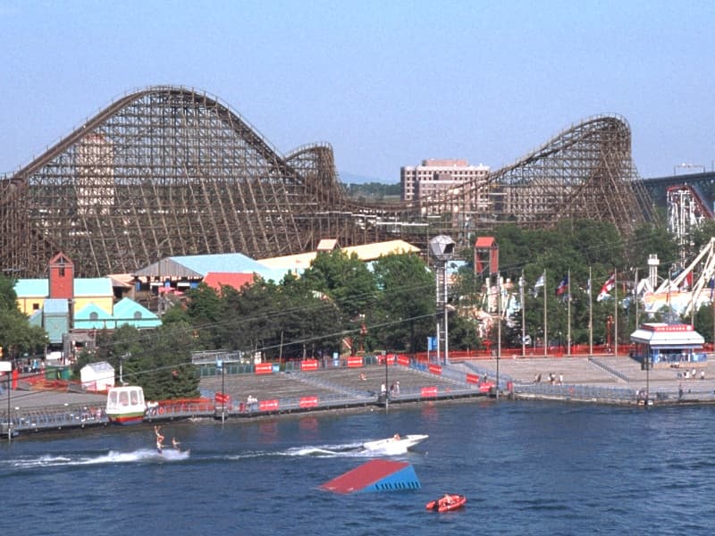 Our first roller coaster, 1985